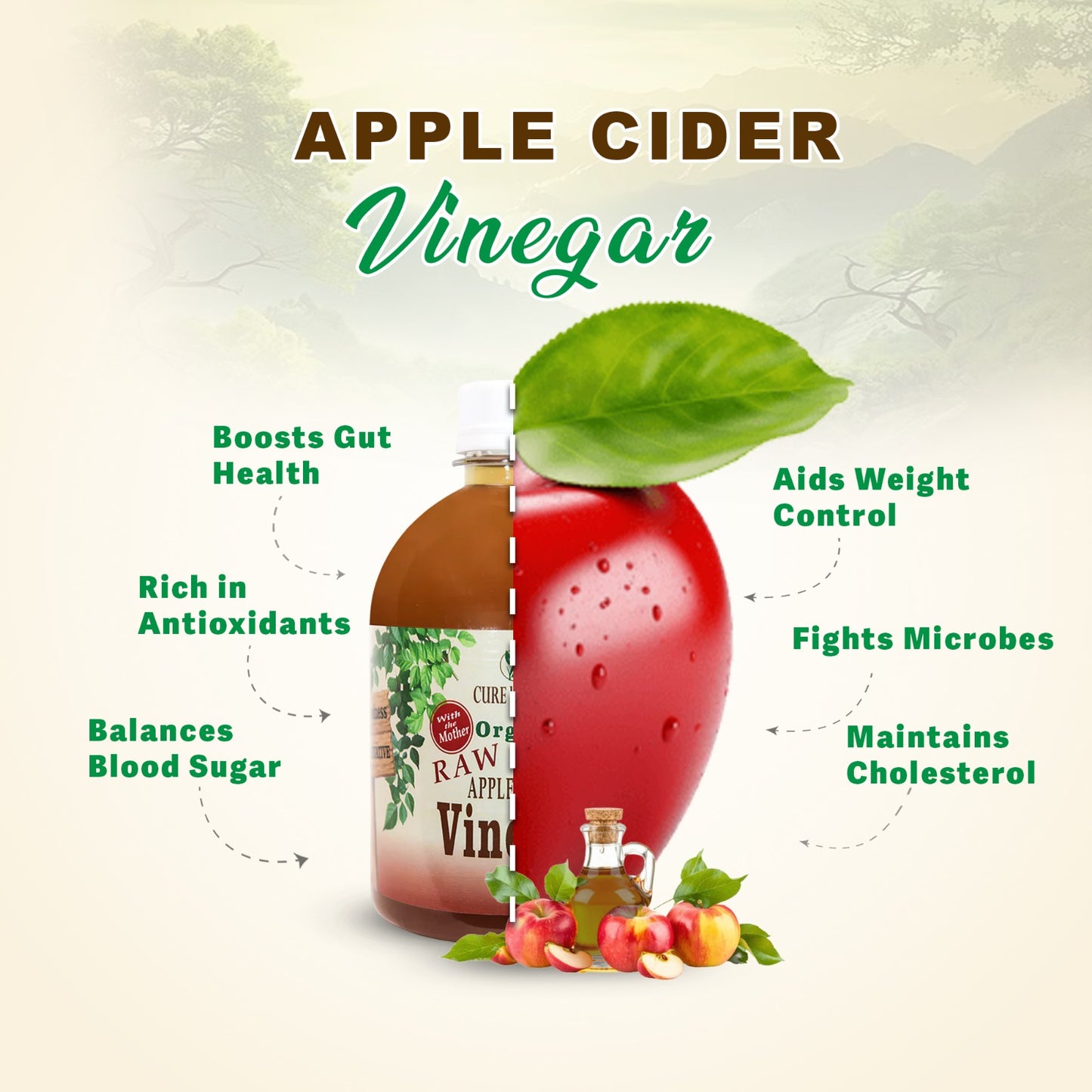 Raw ACV natural enzymes for women health Pakistan