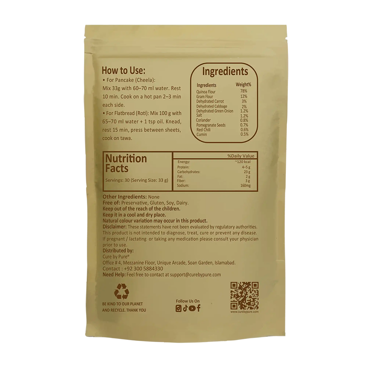 Quinoa Flour – Gluten-Free & Protein-Rich by Cure By Pure