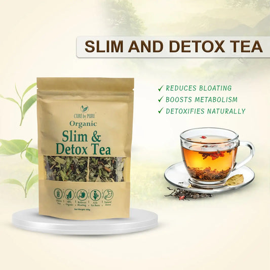 Bari Eid weight loss and digestion detox guide with organic tea and seeds by CureByPure