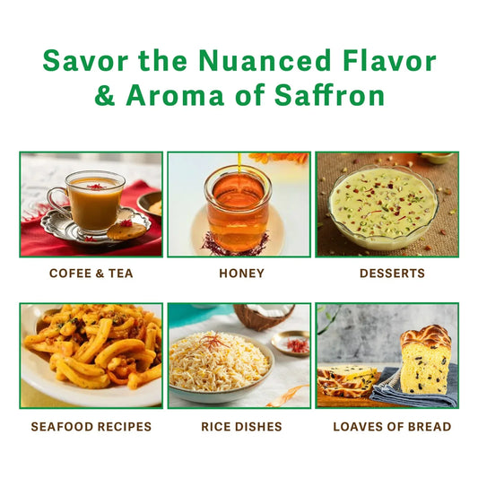 Kesar (zafran) threads and saffron milk — zafran ke fayde in Urdu by Cure by Pure Pakistan
