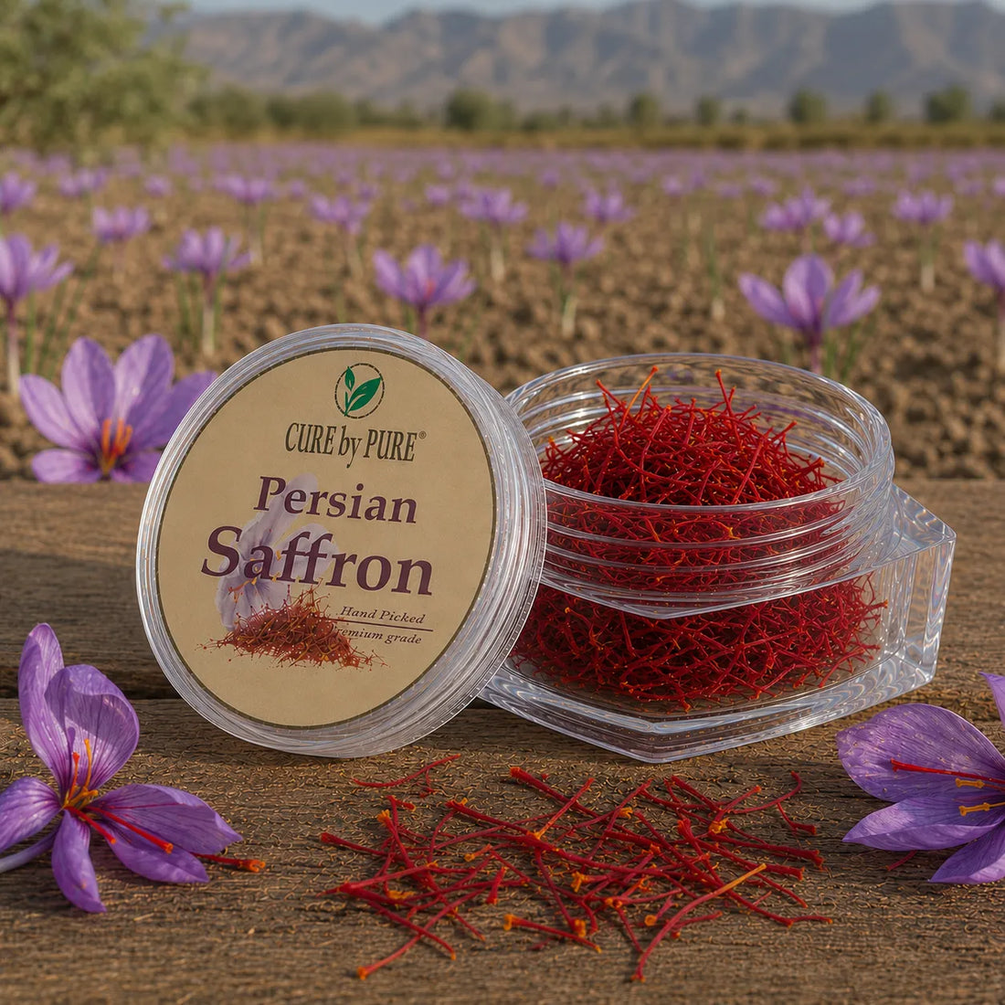 Using saffron in cooking — biryani, kheer and zafrani doodh with Iranian zafran by Cure by Pure