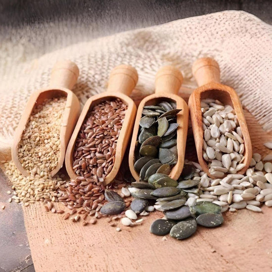 Healthy Seeds | Flax, Chia, Pumpkin, Sesame & Sunflower, cure by pure