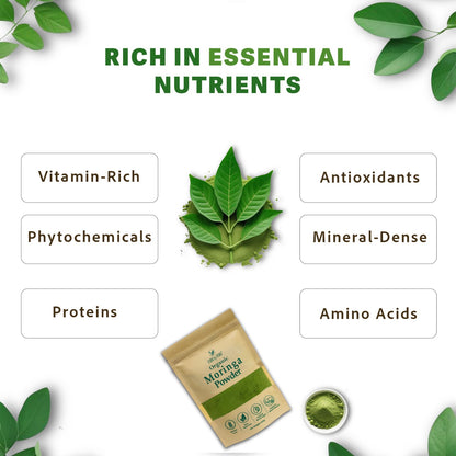 CureByPure Pure Organic Sohanjana Powder – Rich Essential Nutrients