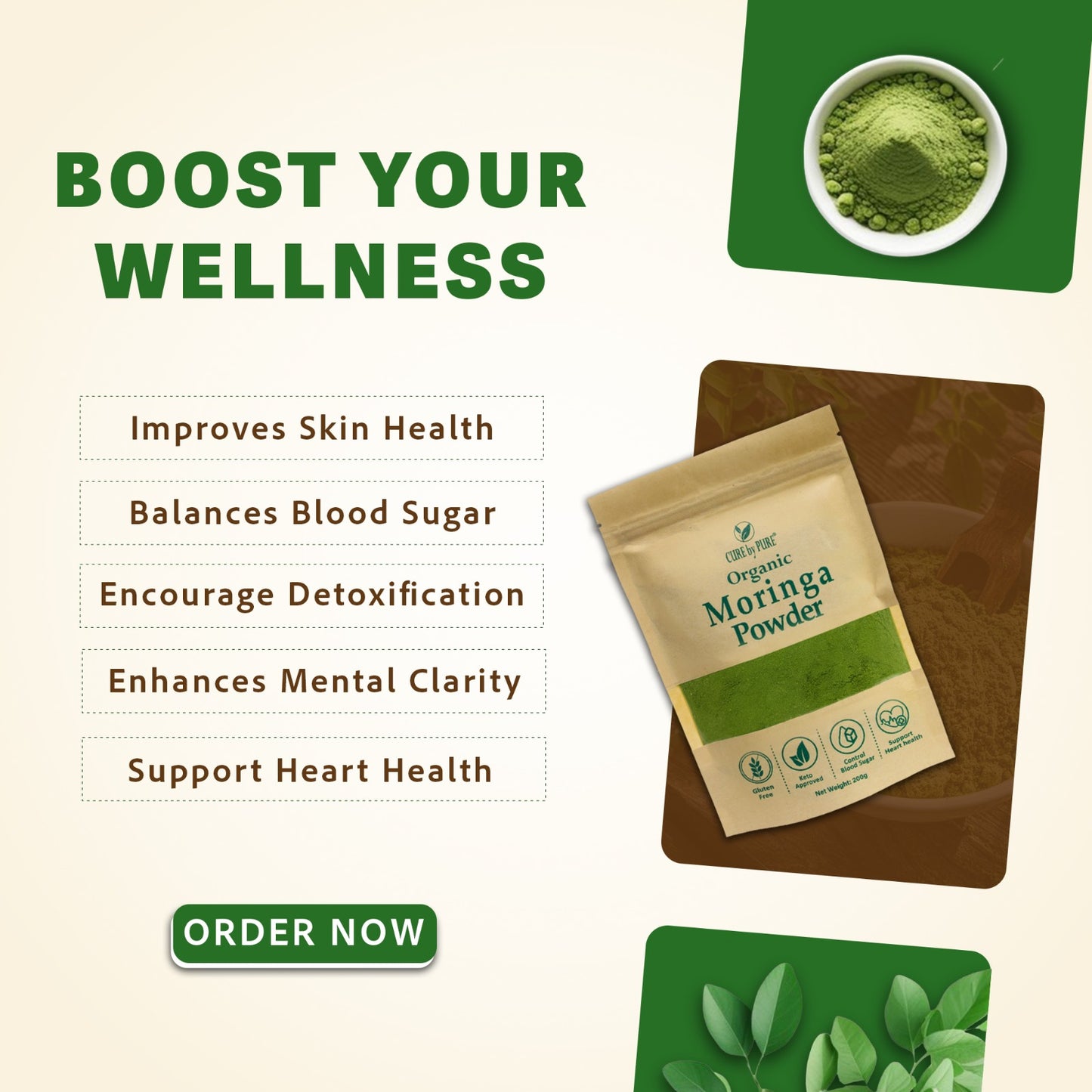 Boost Your Wellness with CureByPure Moringa Powder 2026