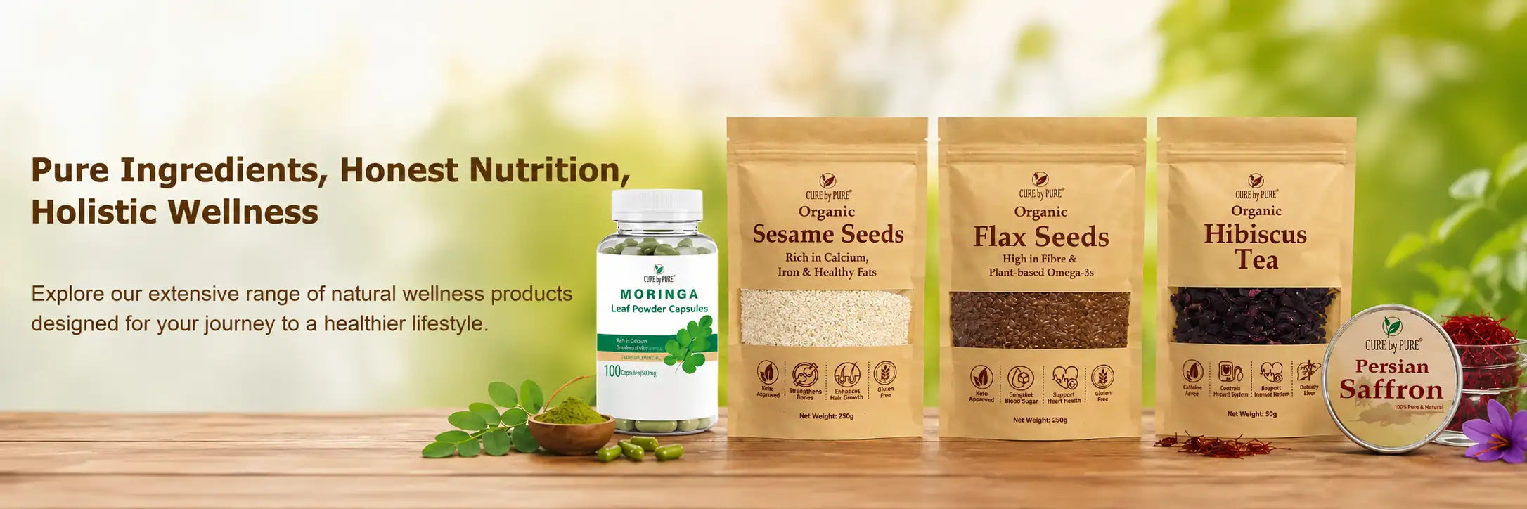 Cure By Pure natural products assortment