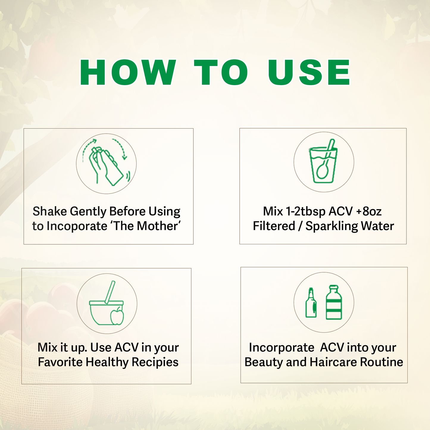 Woman drinking apple cider vinegar for weight loss