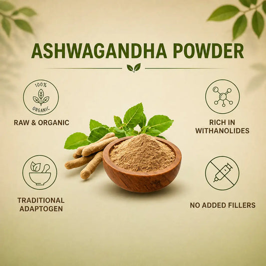 Premium Ashwagandha Powder for Stress & Energy