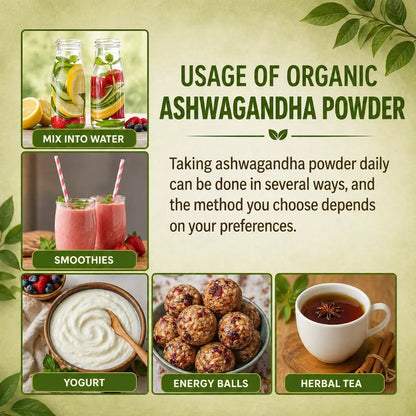 Premium Ashwagandha Powder for Stress & Energy