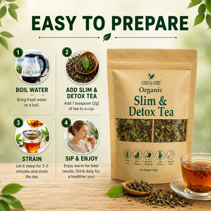 How to prepare Cure By Pure Slim and Detox Tea in Pakistan