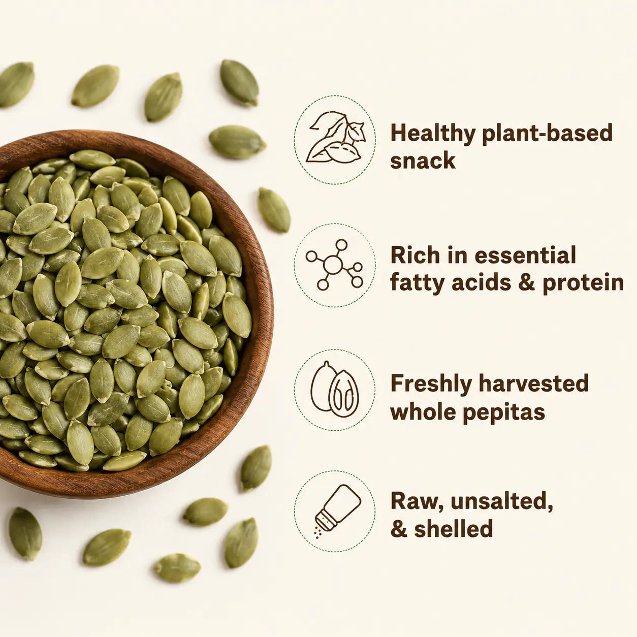 Kaddu ke beej organic pumpkin seeds — raw unsalted pack by Cure by Pure Pakistan