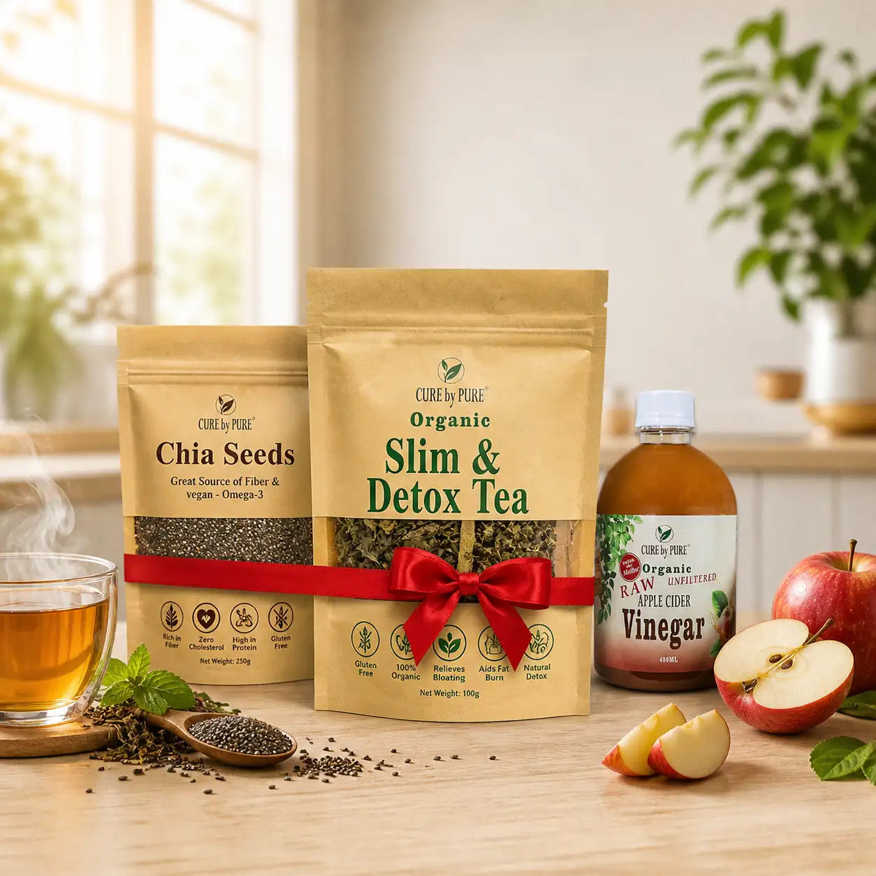 Weight Loss Bundle Pakistan – Natural Fat Burn & Detox Kit | Cure By Pure