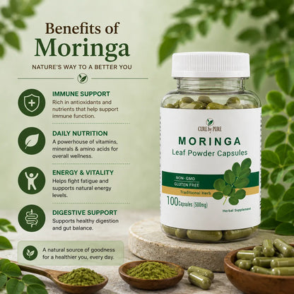 moringa capsules benefits vitamins minerals Pakistan daily wellness